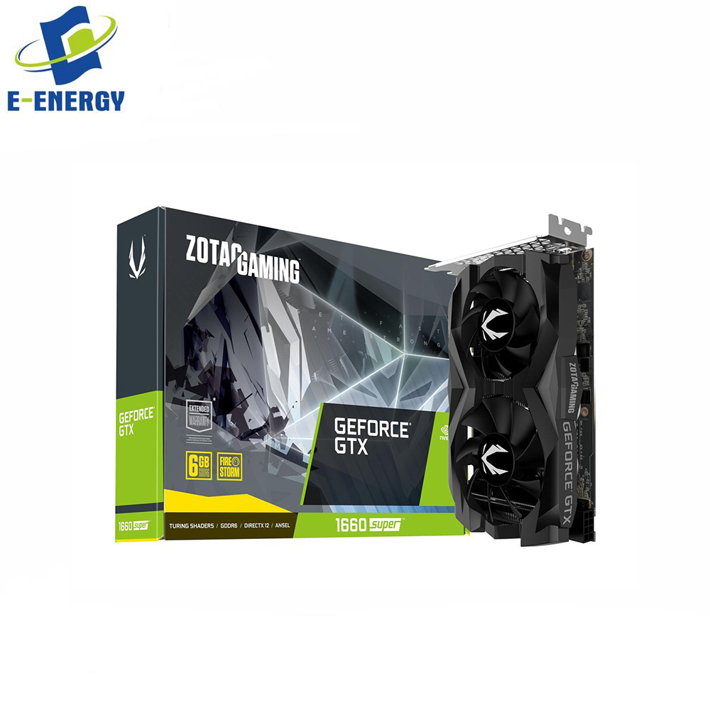 ZOTAC игровой G компания GTX 1660 супер 6 ГБ GDDR6 192-bit ZT-T16620F-10L Суперкомпактный Размер игровая видеокарта
