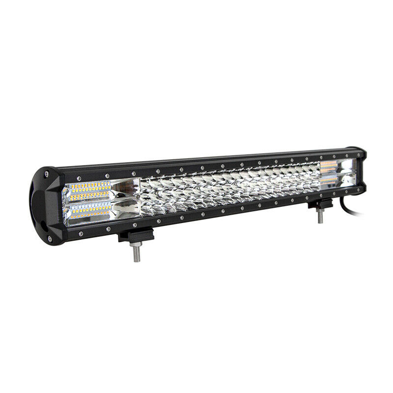 12V 24V 42 дюймов водонепроницаемый 612W светодиодные лампы внедорожника suv 4x4 грузовик с двойной цвет мерцающий быстро мигающий светодиод освещение Баров