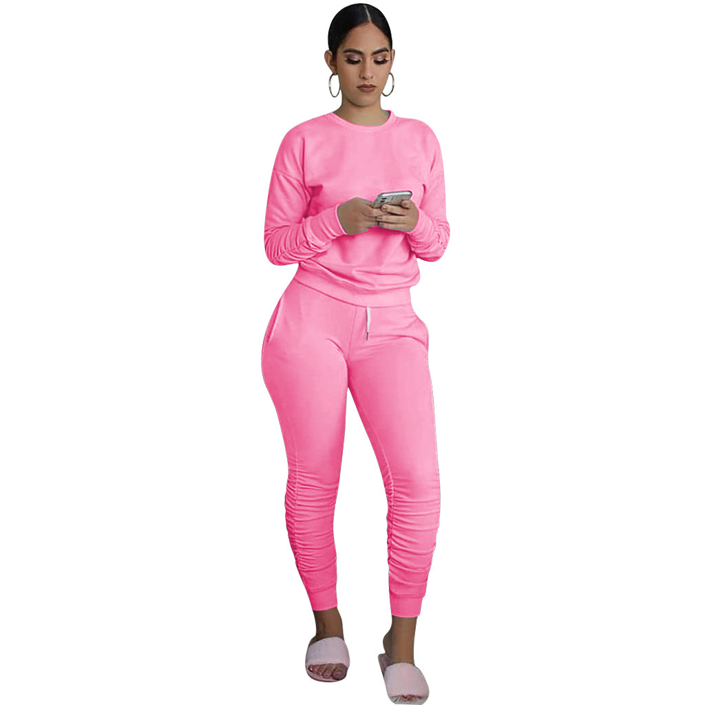 two piece women pant suit Long Pants a Matching Streetwear Outfit for Women Hoodie Jogger Sport Long Sleeve Sets Clothing