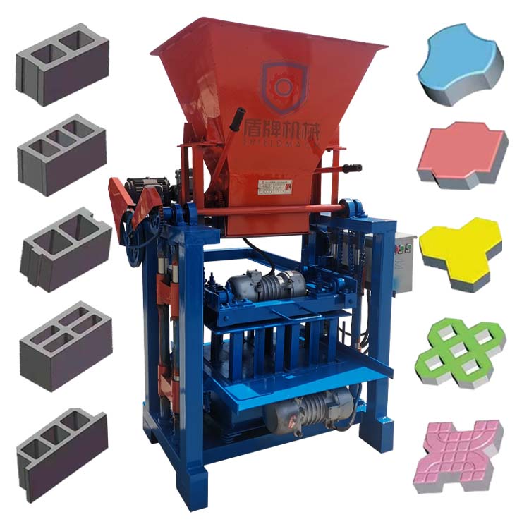 QMJ4-35A Hollow Block Forming Machine Automatic Block Machine Mobile Brick Making Machinery