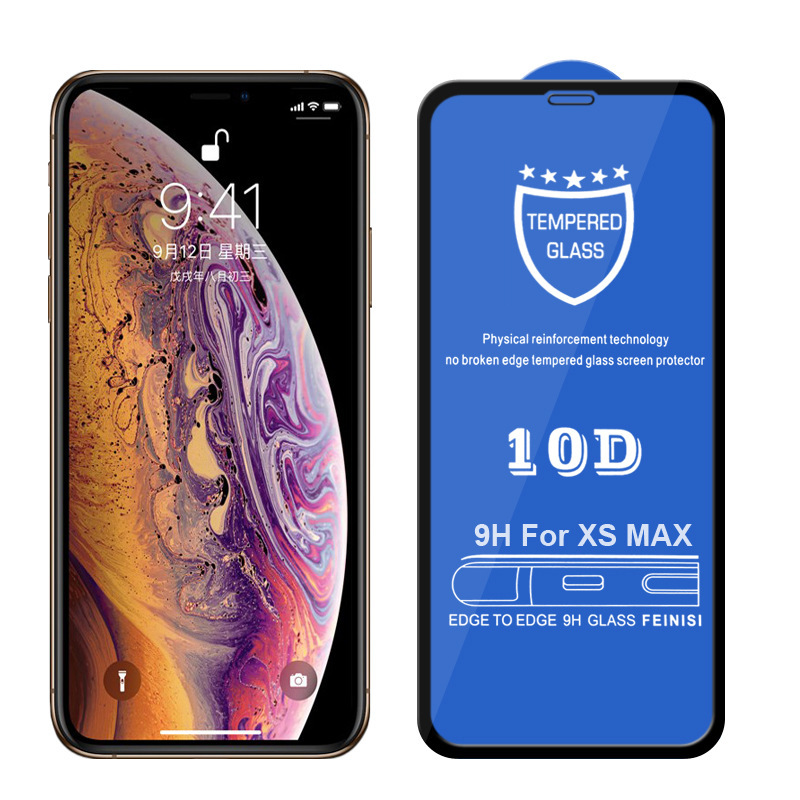 Amazon 2020 новый протектор экрана из закаленного стекла 10D стекло 9D стекло для iPhone 7/8 plus X XS MAX XR