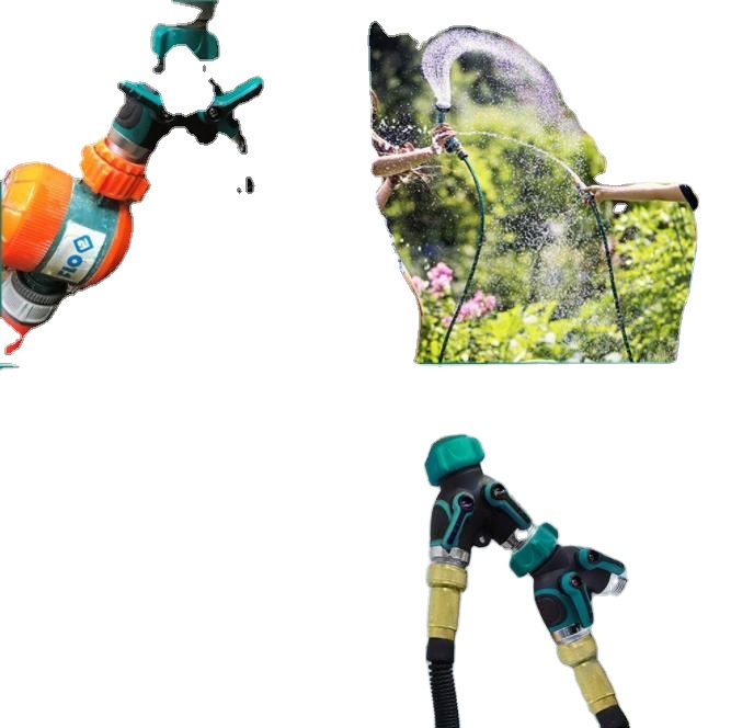 Irrigation Water Hose Connectors Pipes Splitters Plastic Drip 3/4" Agricultural Hose Adapter 2/4 Way Garden Water Tap Connectors
