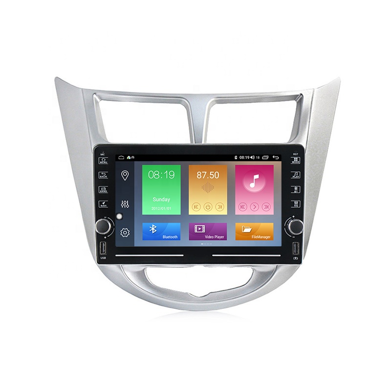 Автомобильная навигационная система K Series 4 + 64G IPS + DSP Android 10,0 для Hyundai Solaris accent Verna 2010-2016 с 4G LTE CarPlay без dvd