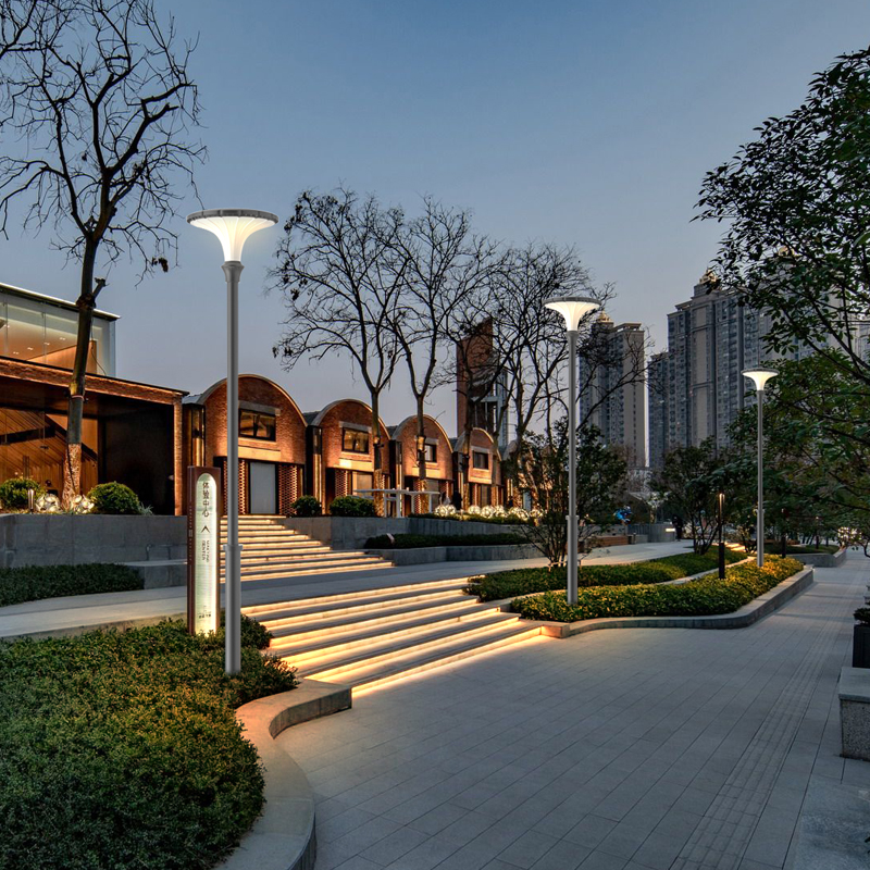 Modern Outdoor Post Led Lights Garden 60W Street Decoration Lamp Park Bollard Lawn Pathway Lights