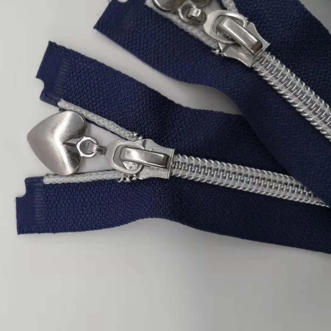Environmentalism Recycled Zipper Open End Nylon Metal Zipper