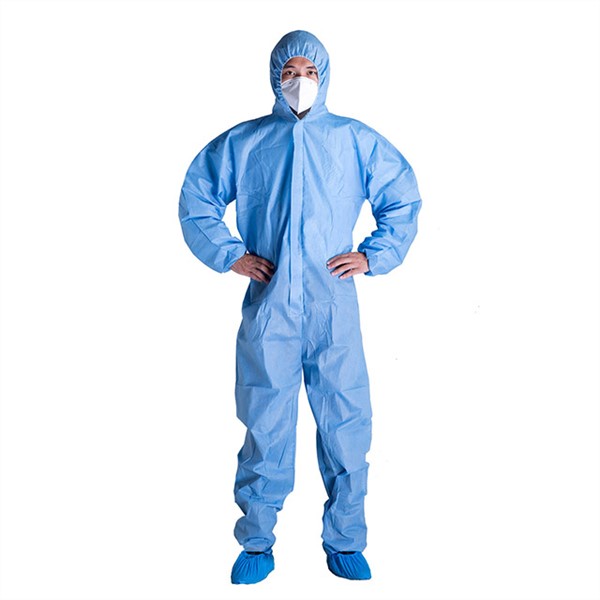 Medical Disposable Coverall Type 5 6 SF SMS Coverall 50gsm