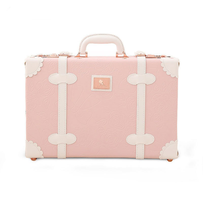 2023 Hot Sale Popular New Design Hande Made PU Leather Vintage Luggage Suitcase