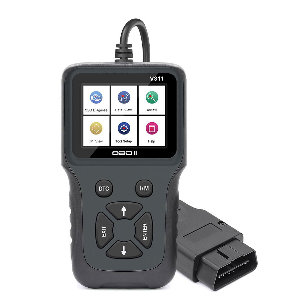 Новый считыватель кодов V311 EOBD OBD2 OBDII, Автомобильный сканер, диагностический инструмент
