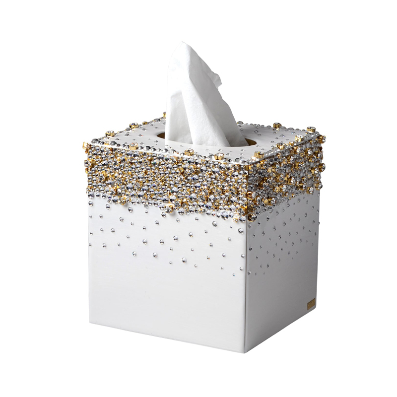 Luxury Home Hotel Bathroom Accessory Napkin Dispenser Resin Tissue Box Cover