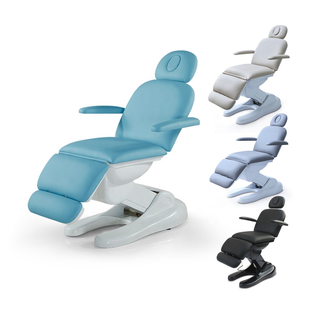 Beauty Spa Salon Cosmetic 3 Electric Motors Treatment Massage Table Facial Bed Podiatry Chair