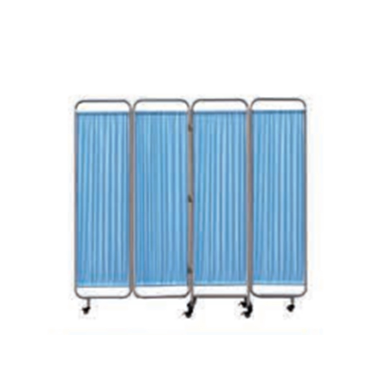 Best selling 4 Panel stainless steel hospital ward screen room dividers, medical dividers screen for clinic
