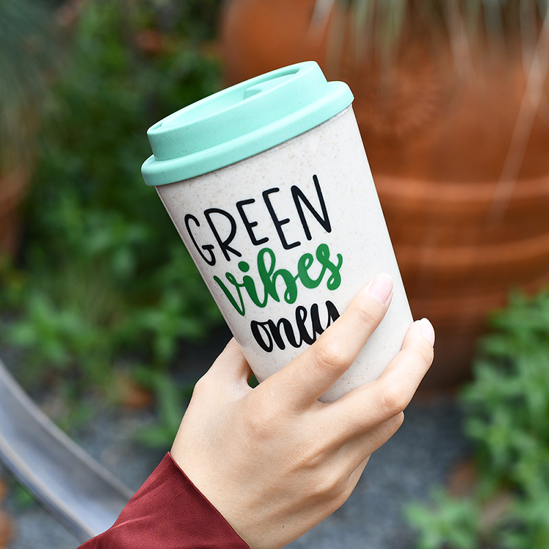 Чашка taza 350 мл на заказ, дорожная кружка для кофе, настенные пластиковые тумбы, бамбуковое волокно, оптовая продажа
