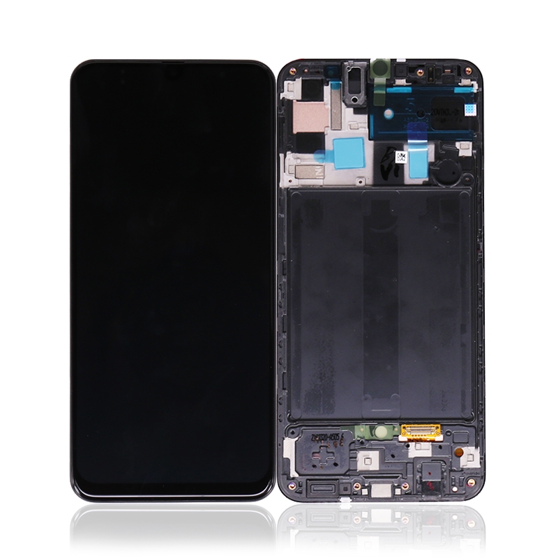 Оригинальный ЖК-дисплей для Galaxy A50, экран с рамкой для Samsung Galaxy A50, ЖК-экран oled A20, A30, A30S, A50S, A70, A80