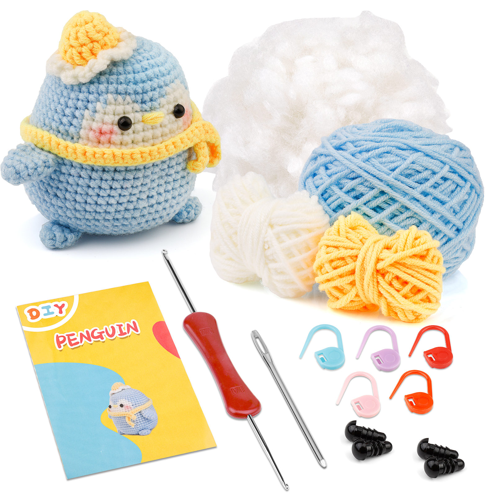 Набор для вязания крючком woobles для начинающих