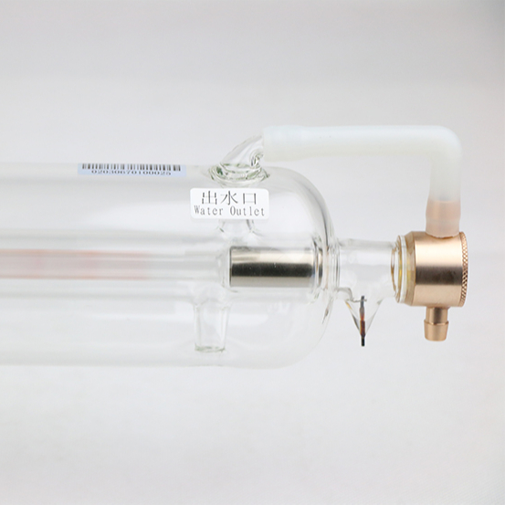 SPT High Power 130w CO2 Laser Tube Length 1650mm Dia 80mm With Catalyst Gas