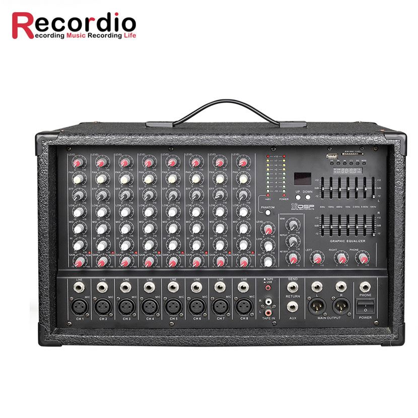 GAX-EB8 одного стиля хорошо продающийся recodio Dj микшер аудио для оптовых продаж