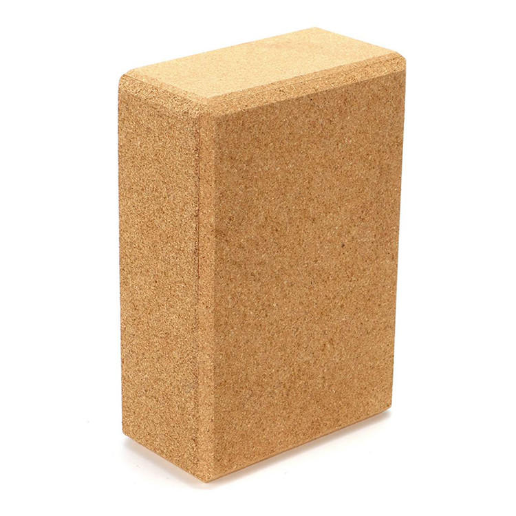 Wholesale Custom Printed Foam Eco-friendly Wood Cork Yoga Block