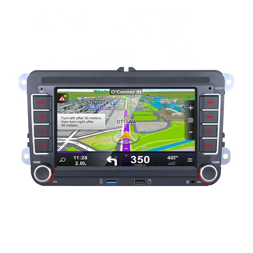 2 Din 7 дюймов HD сенсорный ЖК-экран Android 9 автомобильный аудио GPS навигации стерео USB FM радио Автомобильный мультимедийный плеер для VW