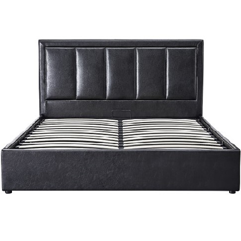 Modern Home Furniture Bedroom PU Leather Bed Frame Full Size