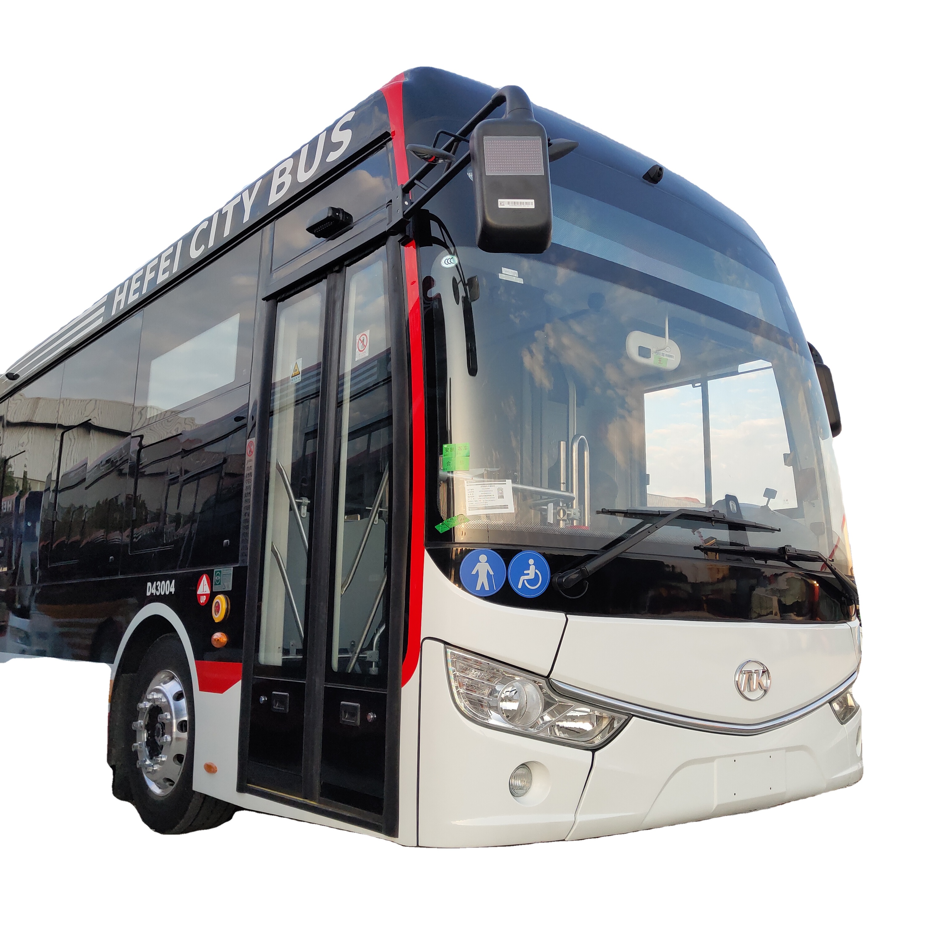 Ankai 12 meters pure electric bus equipped with battery over 350 kwh