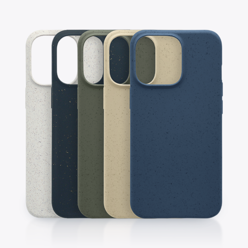 Biodegradable Eco-friendly Wheat Straw Material Full Degradable Custom Sublimation Phone Cases Phone Case