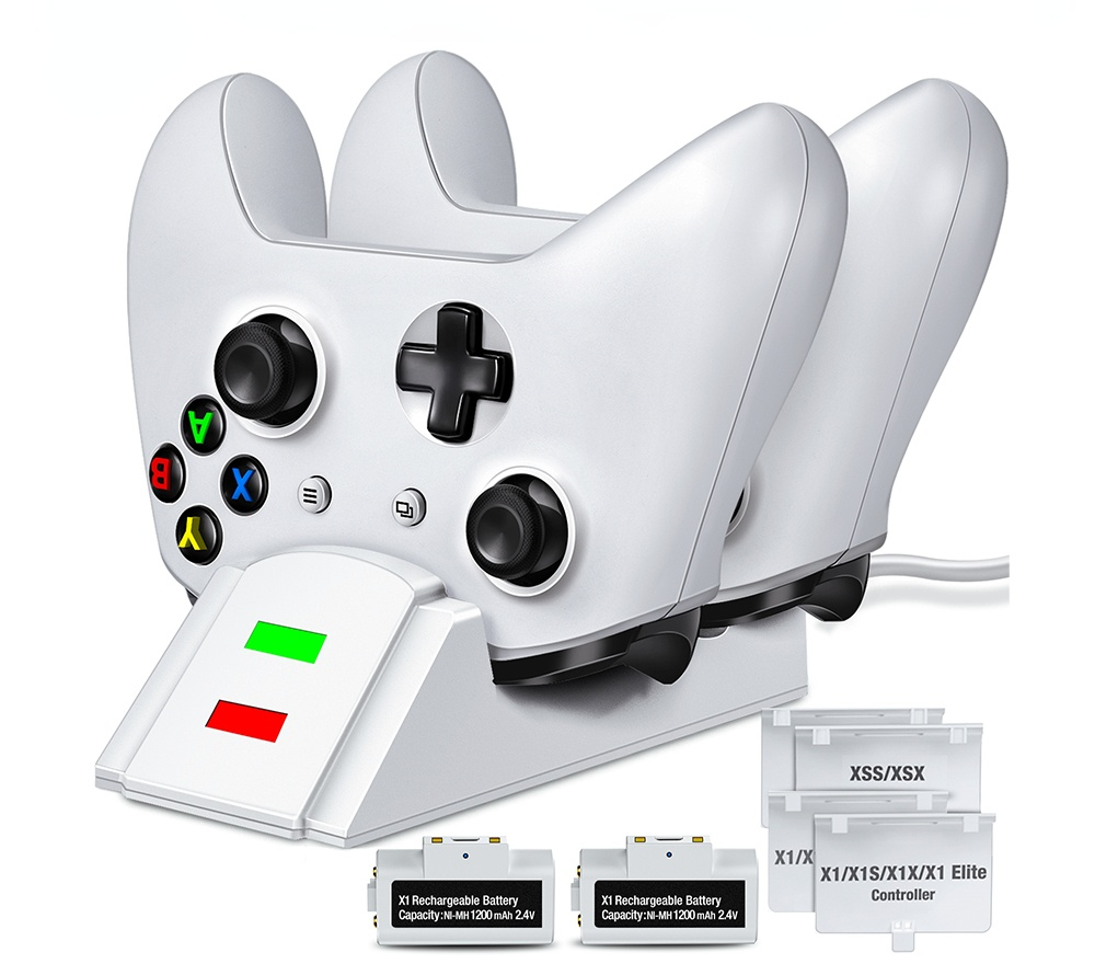 Док-станция для быстрой зарядки для контроллера Xbox One X/S, аккумуляторная батарея для Xbox Series X/S, Xbox One/X/S/Elite