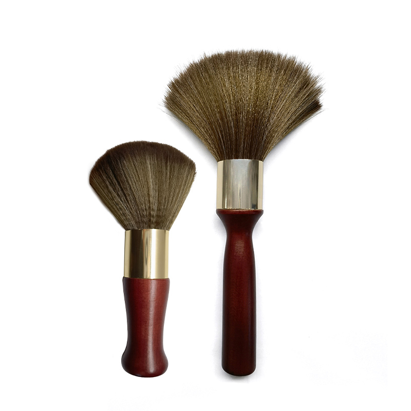 Wholesale Barber Face Cleaning Wooden Facial Nylon Shaving Brush Mens Beard Brush