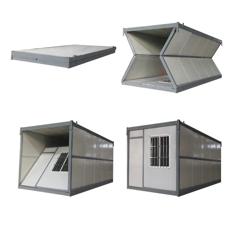 20ft 40ft waterproof sandwich panel Prefab modular container tiny house butterfly foldable Container House