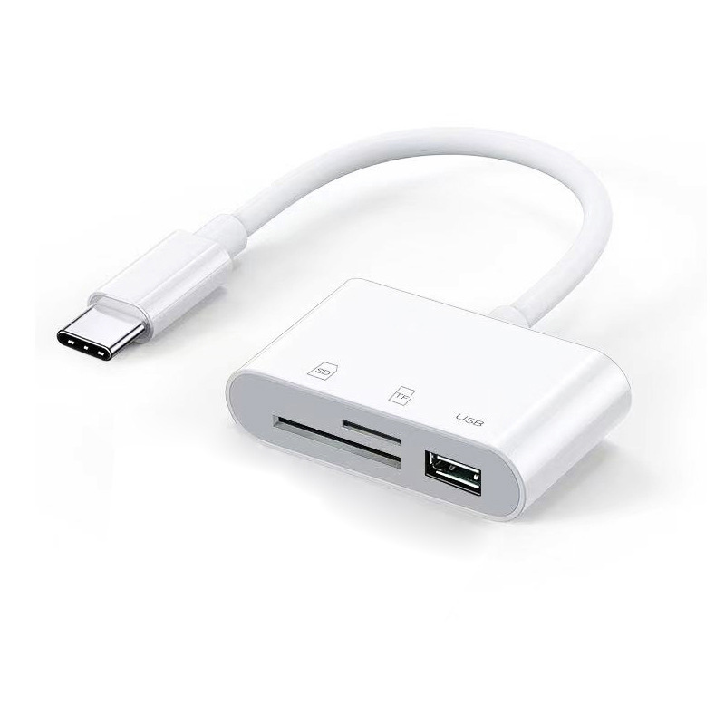 Многофункциональный Тип C 3 в 1 USB OTG кард-ридер для USB флэш-диск SD TF Card Reader Комплект для подключения камеры с поддержкой IOS 13