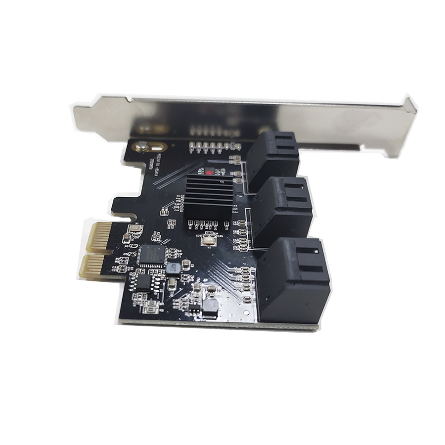 ЧИА Майнинг XCH Майнер карты PCIE на 6 портов SATA 3,0 Плата расширения контроллера 6 Гбит/с PCI Express X1 X2 X4 X8 X16 ASM1061 + JMB575