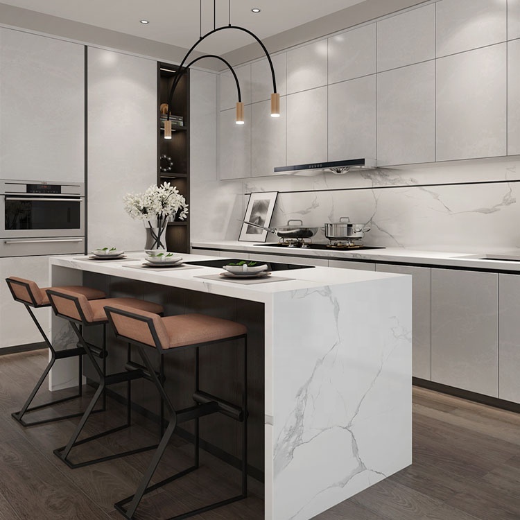 High Quality New Design Jade Marble Encimera De Cocina Fiberglass Kitchen Work Tops Granite Counter Top Quartz Vanity Tops