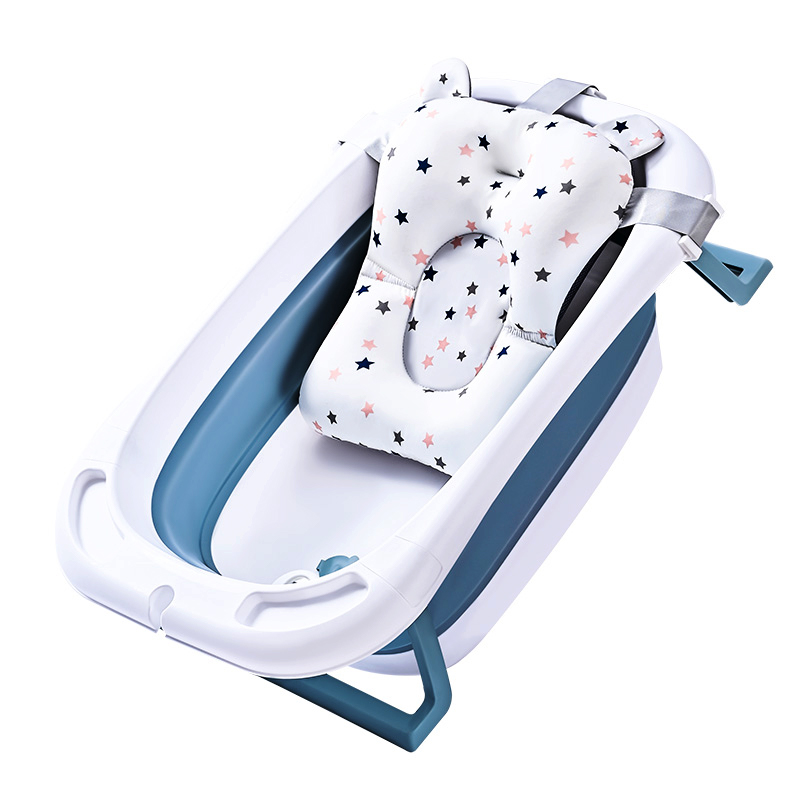 New Baby Shower Artifact Foldable Baby Kids Sitz Bath Tub Collapsible Antiskid Bath Bed Children Newborn Baby Bathtub With Seat