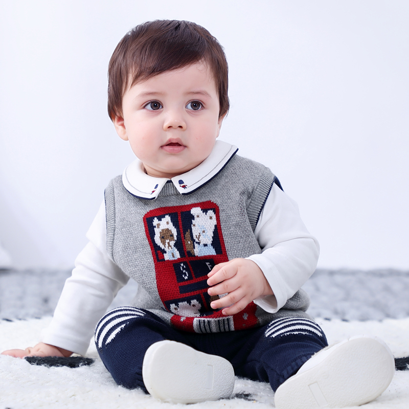 AustinBella бутик детской одежды оптом 100% хлопок Детский жилет для мальчиков одежда для малышей