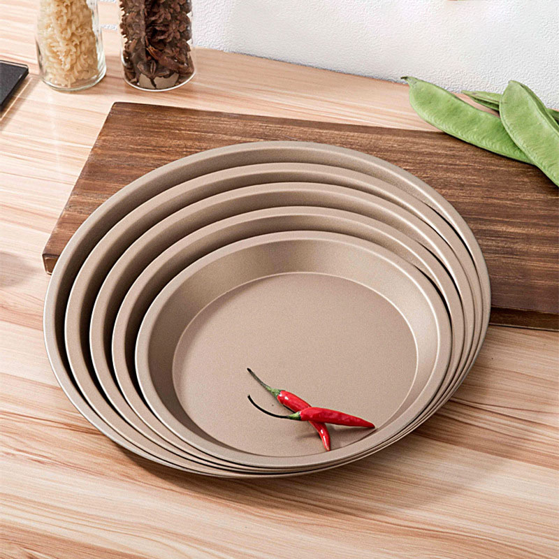 Pizza Grill baking at home round carbon steel pizza plate mold