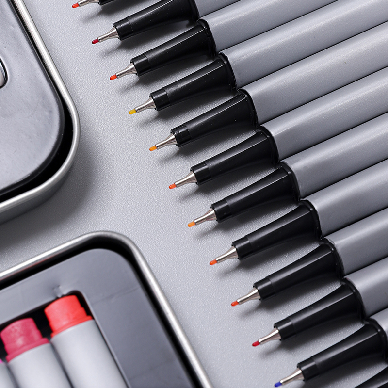 20-102 ЦВЕТА Fine liner ручки 0,4 мм советы, художественные принадлежности для рисования, черчения, письмо, и вы можете делать заметки