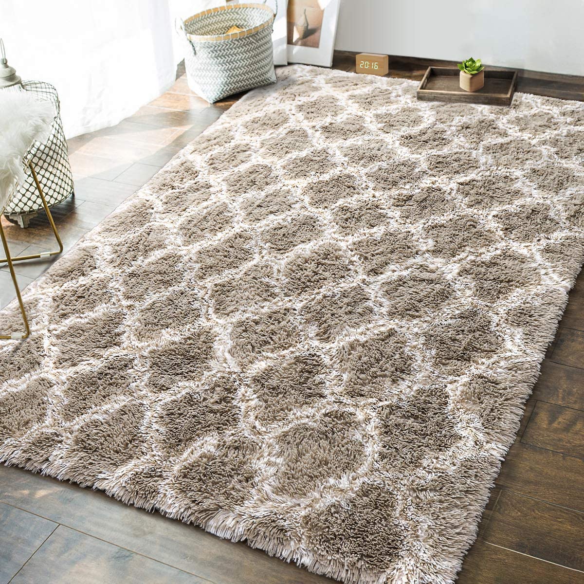 New design luxury home decoration living room fluffy fur carpet polyester shaggy carpets and rugs flooring