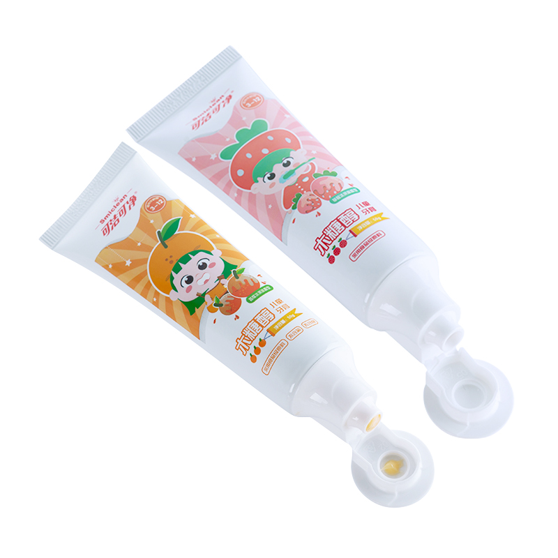 Good Quality For Children Xylitol Sugar-Free Formula Strawberry Ice Cream Flavor Baby Toothpaste Natural