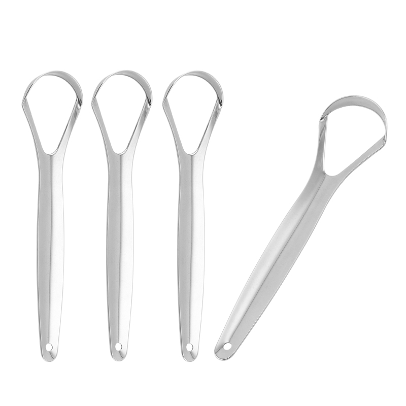 2021 Hot Sell Stainless Steel Tongue Scraper Low Price Tongue Scraper