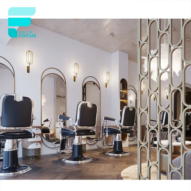 New Design For Beauty Store Furnitures Hair Salon Mirror Station Mirror For Hair Salon