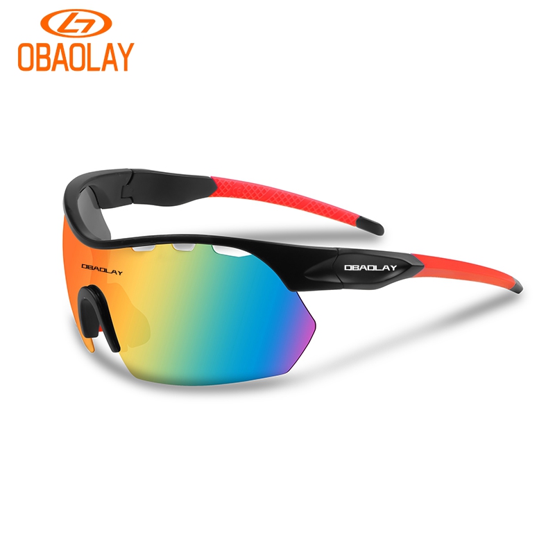 OEM Polarized Sun Glasses Outdoor Sports anti-proof UV400 riding glasses cycling Glasses TR90 OBAOLAY bike riding sunglasses