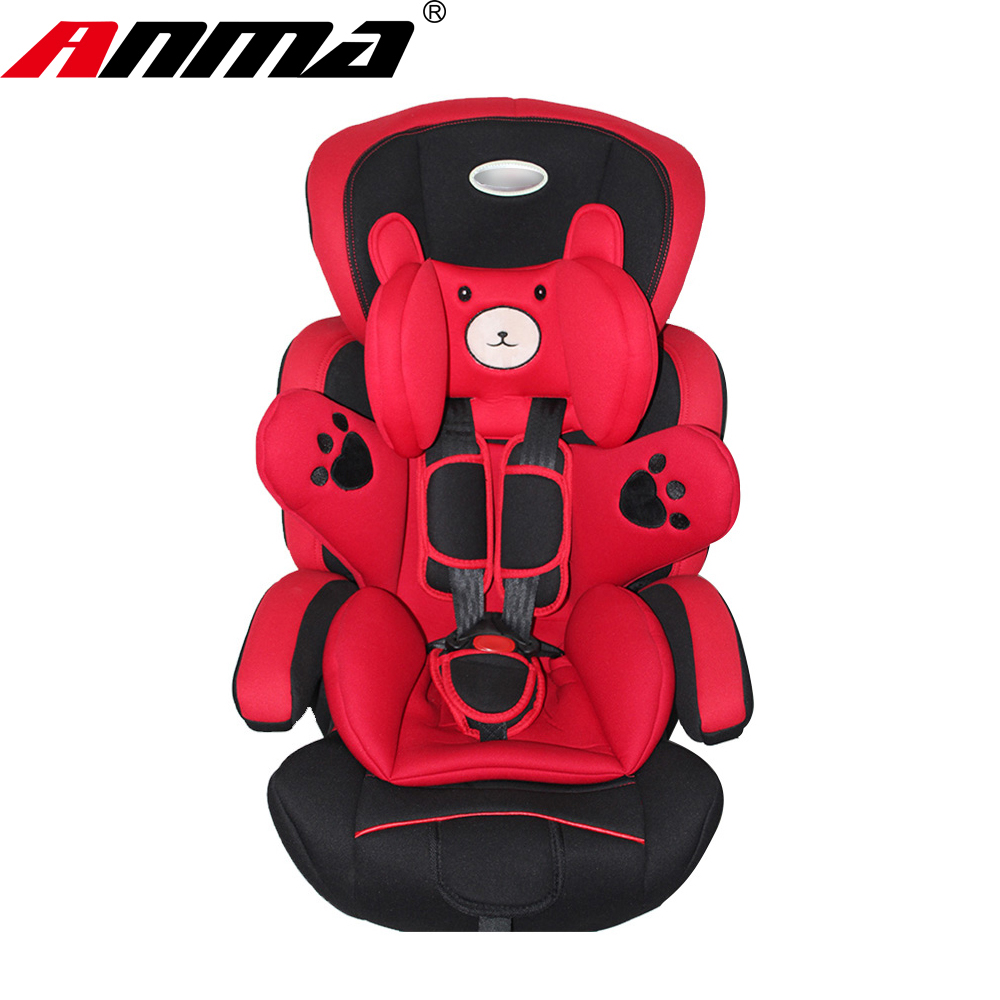 9-36kgs мультфильм Медведь подголовник автомобильное сиденье для ребенка