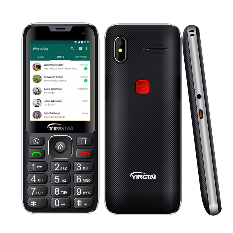 Тонкие мобильные телефоны с функцией 4g volte, с задней камерой, две дополнительные камеры, память 4 Гб + 512 Мб