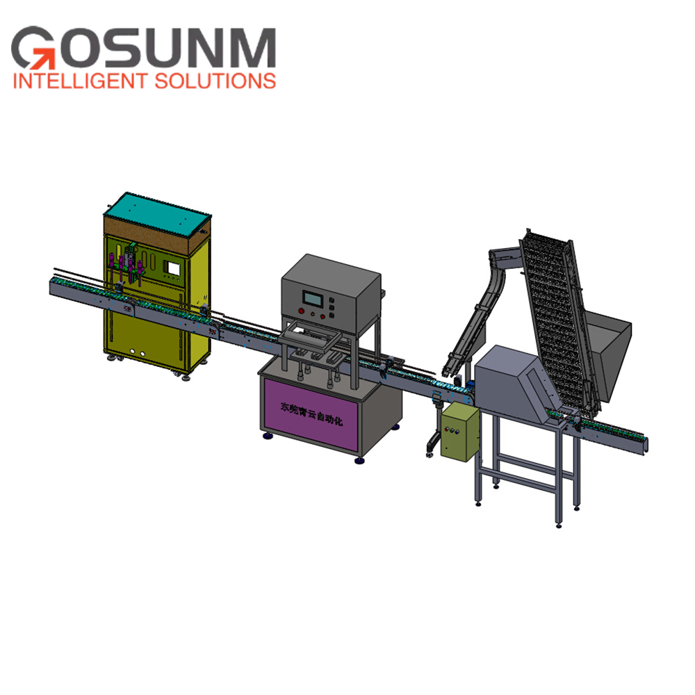 GOSUNM Fully automatic sanitinzer canister wet tissue baby wipes alcohol filling machine