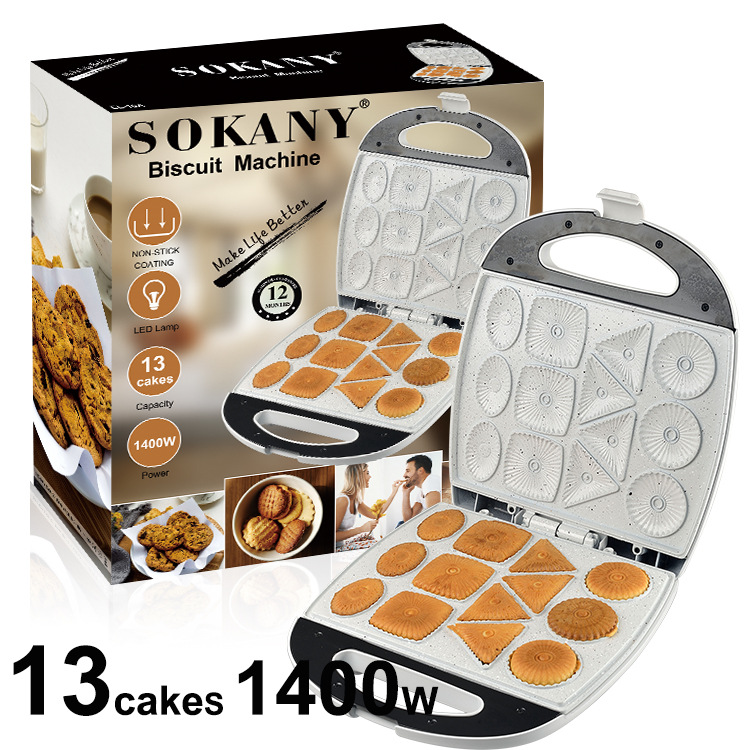 SOKANY cookie machine home cake machine DIY pancake machine electric baking pan