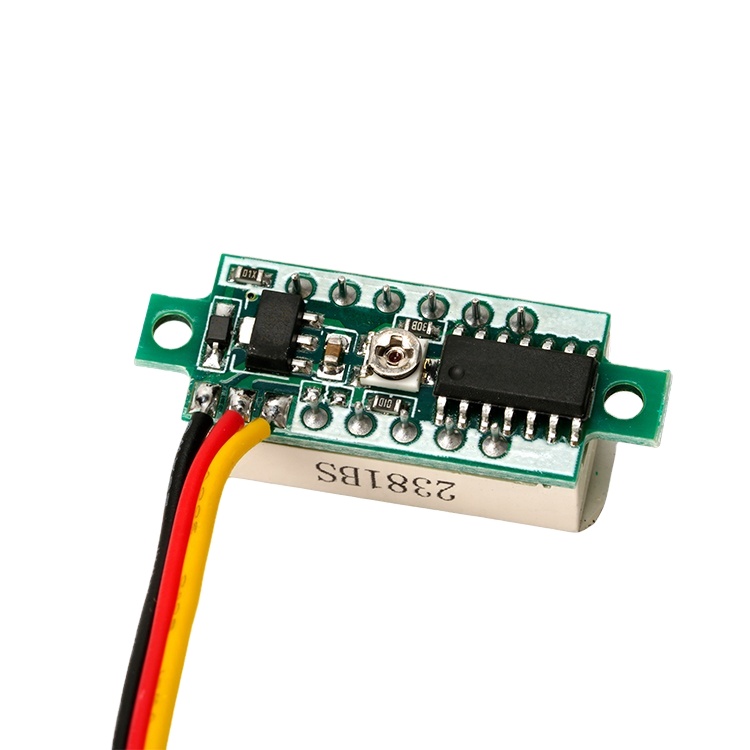 Вольтметр с цифровым дисплеем, 0,28 дюймов, 6 контактов, Nixie Tube, 3 провода, вольтметр, амперметр