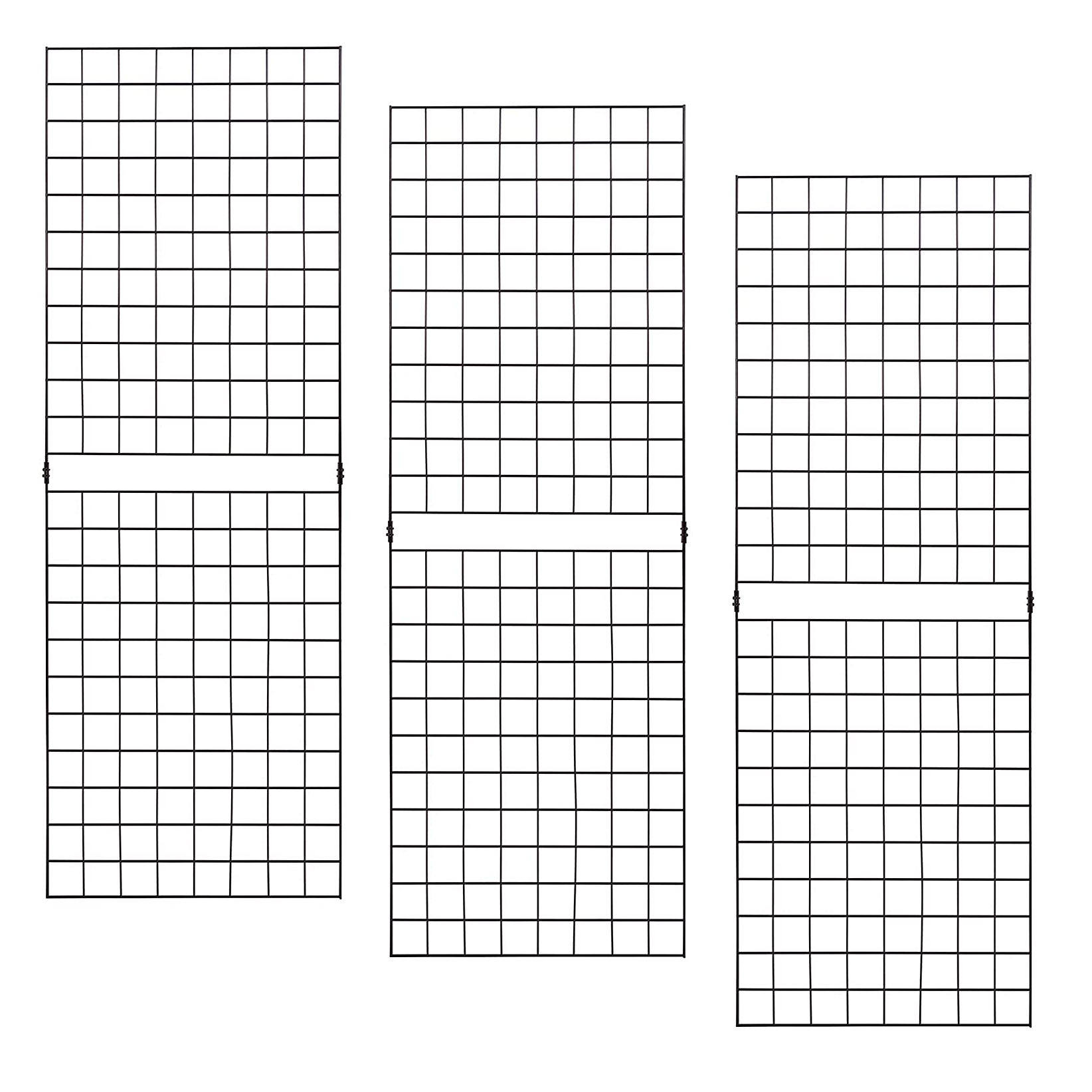 Design Portable Chrome Grid Panels - Pack of 3