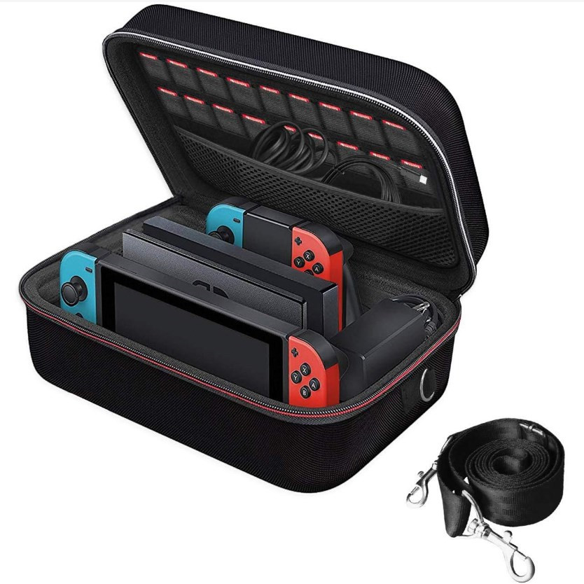 Factory Custom EVA Travel Zipper Case for Nintendo Switch Game Console Accessories Carrying Bag