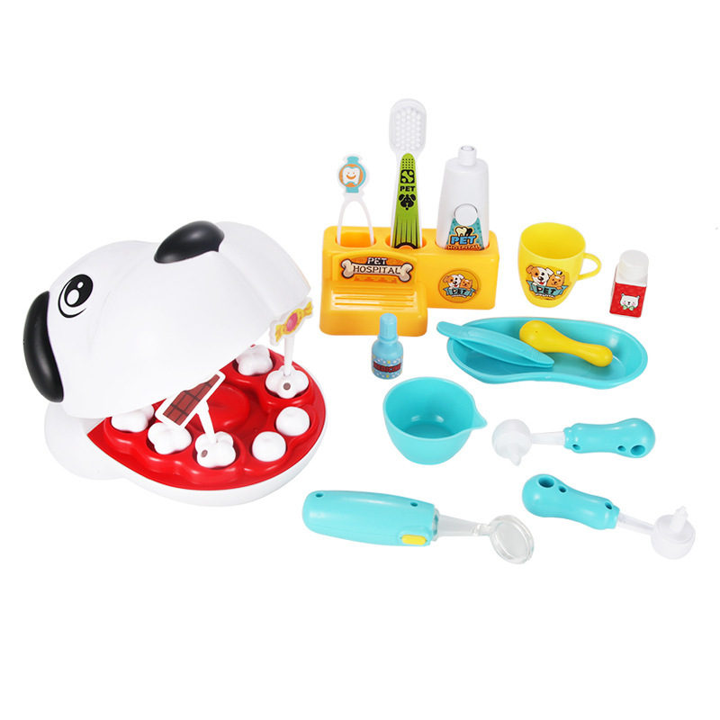 New Arrivals Pretend Play Game Preschool Baby Educational Plastic Simulation Dentist Doctor Toys for Kids