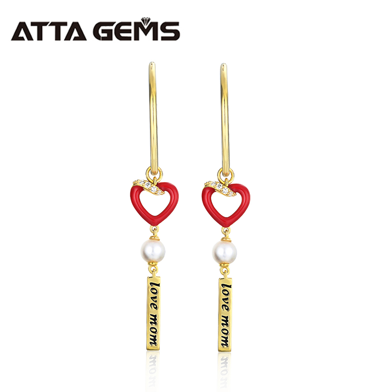 Женские серьги с жемчугом ATTA GEMS, простые серьги в Корейском стиле с золотым металлическим пресноводным жемчугом, модные серьги для вечеринки 2020