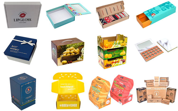 Custom Printed Corrugated Packaging Mailer Box Packaging Mailer Corrugated Box For Underwear